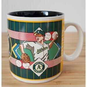 Oakland Athletics A's Coffee Mug 1993 Green MLB Baseball Sports Impressions (A8)